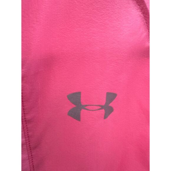 Under Armour womens pink Storm Cold Gear Hooded Running Jacket fitted - Picture 3 of 7